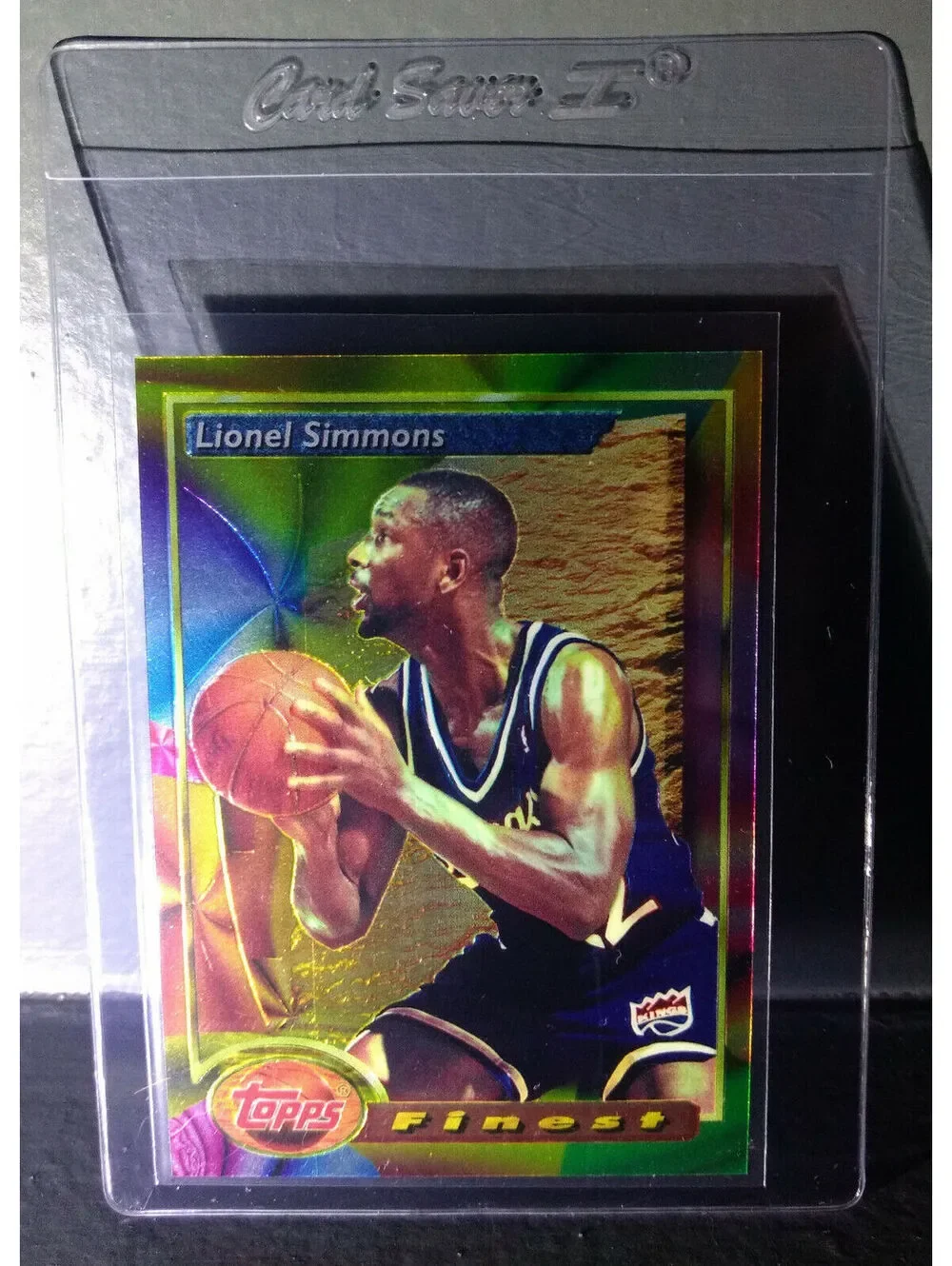 1993-94 Topps Finest Lionel Simmons #68 Basketball Card